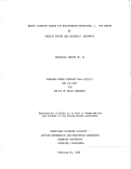 Cover page: Markov Learning Models for Multiperson Situations, I. The Theory