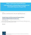 Cover page: China’s Trajectories beyond Efficiency: CO2 Implications of Maximizing Electrification and Renewable Resources through 2050