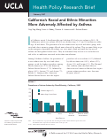 Cover page: California's Racial and Ethnic Minorities More Adversely Affected by Asthma