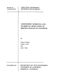 Cover page: Anisotropic Modeling and Numerical Simulation of Brittle Damage in Concrete