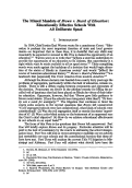 Cover page: The Missed Mandate of <em>Brown v. Board of Education</em>: Educationally Effective Schools with All Deliberate Speed