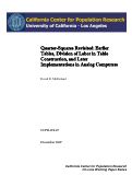 Cover page: Quarter Tables Revisited: Earlier Tables, Division of Labor in Table Construction, and Later Implementations in Analog Computers
