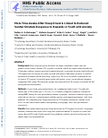 Cover page: More time awake after sleep onset is linked to reduced ventral striatum response to rewards in youth with anxiety.