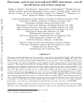 Cover page: Panoramic optical and near-infrared SETI instrument: overall specifications and science program