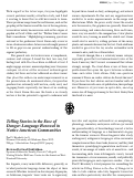 Cover page: Paul V. Kroskrity (ed.): Telling Stories in the Face of Danger: Language Renewal in Native American Communities