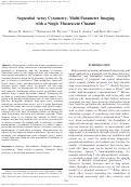 Cover page: Sequential Array Cytometry: Multi-Parameter Imaging with a Single Fluorescent Channel