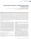 Cover page: Reconstructing the History of Polygenic Scores Using Coalescent Trees