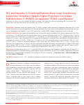 Cover page: HIV and Hepatitis C–Coinfected Patients Have Lower Low‐Density Lipoprotein Cholesterol Despite Higher Proprotein Convertase Subtilisin Kexin 9 (PCSK9): An Apparent “PCSK9–Lipid Paradox”