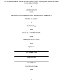 Cover page: The Comparative Effects of Three Enrichment Items on the Physiology and Behavior of Stalled Horses (Equus caballus)