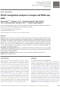 Cover page: SCell: integrated analysis of single-cell RNA-seq data