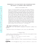 Cover page: Persistency of Analyticity for Nonlinear Wave Equations: An Energy-like Approach