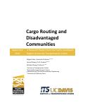 Cover page of Cargo Routing and Disadvantaged Communities
