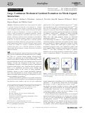 Cover page: Large Continuous Mechanical Gradient Formation via Metal–Ligand Interactions