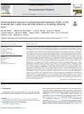 Cover page: Developmental exposure to polychlorinated biphenyls (PCBs) in the maternal diet causes host-microbe defects in weanling offspring mice