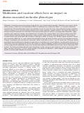 Cover page: Meditation and vacation effects have an impact on disease-associated molecular phenotypes.