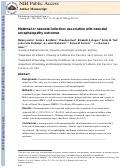 Cover page: Maternal or neonatal infection: association with neonatal encephalopathy outcomes