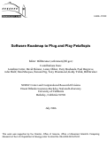 Cover page: Software Roadmap to Plug and Play Petaflop/s