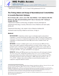 Cover page: The Timing, Nature, and Range of Neurobehavioral Comorbidities in Juvenile Myoclonic Epilepsy
