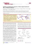 Cover page: Synthesis and Molecular Properties of Nerve Agent Reactivator HLö-7 Dimethanesulfonate.