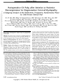 Cover page: Postoperative C5 Palsy after Anterior or Posterior Decompression for Degenerative Cervical Myelopathy