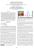 Cover page: Typicality and Object Reference