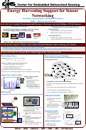 Cover page: Energy Harvesting Support for Sensor Networking