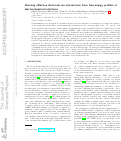 Cover page of Deriving effective electrode–ion interactions from free-energy profiles at electrochemical interfaces