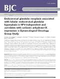 Cover page: Endocervical glandular neoplasia associated with lobular endocervical glandular hyperplasia is HPV-independent and correlates with carbonic anhydrase-IX expression: a Gynaecological Oncology Group Study