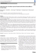 Cover page: Early Outcomes of Lisfranc Injuries Treated with Arthrex InternalBrace: A Case Series.