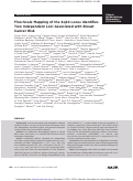 Cover page: Fine-Scale Mapping of the 4q24 Locus Identifies Two Independent Loci Associated with Breast Cancer Risk