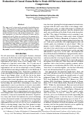 Cover page: Evaluations of Causal Claims Reflect a Trade-Off Between Informativeness and Compression