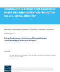 Cover page: UNCERTAINTY IN BENEFIT-COST ANALYSIS OF SMART GRID DEMONSTRATION PROJECTS IN THE U.S., CHINA, AND ITALY