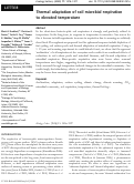 Cover page: Thermal adaptation of soil microbial respiration to elevated temperature