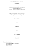 Cover page: From "impietas insana" to "dulcissima pictura": A Historical Analysis of Augustine of Hippo’s Writings on Visual Art