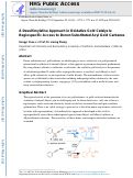 Cover page: A Desulfonylative Approach in Oxidative Gold Catalysis: Regiospecific Access to Donor‐Substituted Acyl Gold Carbenes