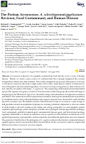 Cover page: The Protean Acremonium. A. sclerotigenum/egyptiacum: Revision, Food Contaminant, and Human Disease.