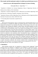 Cover page of Heat transfer and thermodynamic analysis of synthesis gas production processes in chemical reactors with integrated heat exchangers by steam reforming