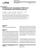 Cover page: X Chromosome-Inactivation Patterns in 31 Individuals with PHACE Syndrome