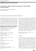 Cover page: Sarcopenia: etiology, clinical consequences, intervention, and assessment