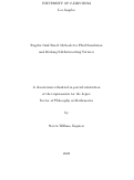 Cover page: Regular Grid Based Methods for Fluid Simulation and Meshing Self-Intersecting Surfaces