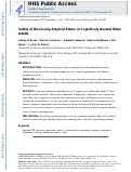 Cover page: Safety of disclosing amyloid status in cognitively normal older adults.