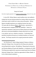 Cover page: From Carrie Buck to Britney Spears: Strategies for Disrupting the Ongoing Reproductive Oppression of Disabled People