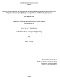 Cover page: Advising and Optimizing the Deployment of Sustainability-Oriented Technologies in the Integrated Electricity, Light-Duty Transportation, and Water Supply System