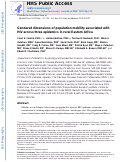 Cover page: Gendered dimensions of population mobility associated with HIV across three epidemics in rural Eastern Africa