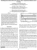 Cover page: Modelling Emotion Based Reward Valuation with Computational ReinforcementLearning