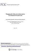 Cover page of Mapping the Value of an Innovation: An Analytical Framework