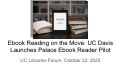 Cover page of Ebook Reading on the Move: UC Davis launches Palace Ebook Pilot