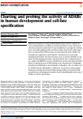 Cover page: Charting and probing the activity of ADARs in human development and cell-fate specification.