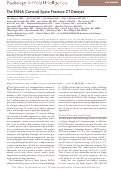 Cover page: The RSNA Cervical Spine Fracture CT Dataset.