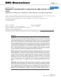 Cover page: Regulation of prokineticin 2 expression by light and the circadian clock